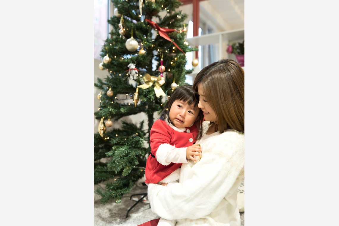 髙栁豪志が出張撮影した家族写真(キッズ,ベビーフォト)などが写った「クリスマス撮影会」の家族写真