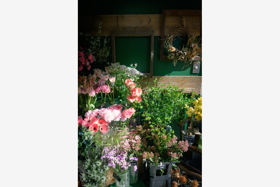 戸澤麻衣が撮影した「お花屋さんの撮影」の写真