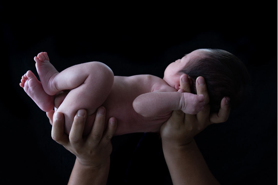 Acornが撮影した「ニューボーンフォト」の写真