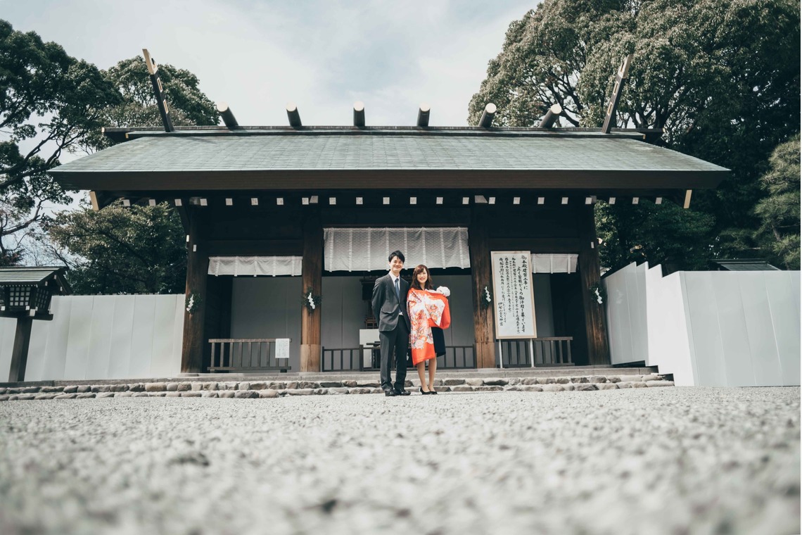 遥南　碧が撮影した前撮り/後撮り出張撮影のアルバム「お宮参りin 伊勢山皇大神宮」