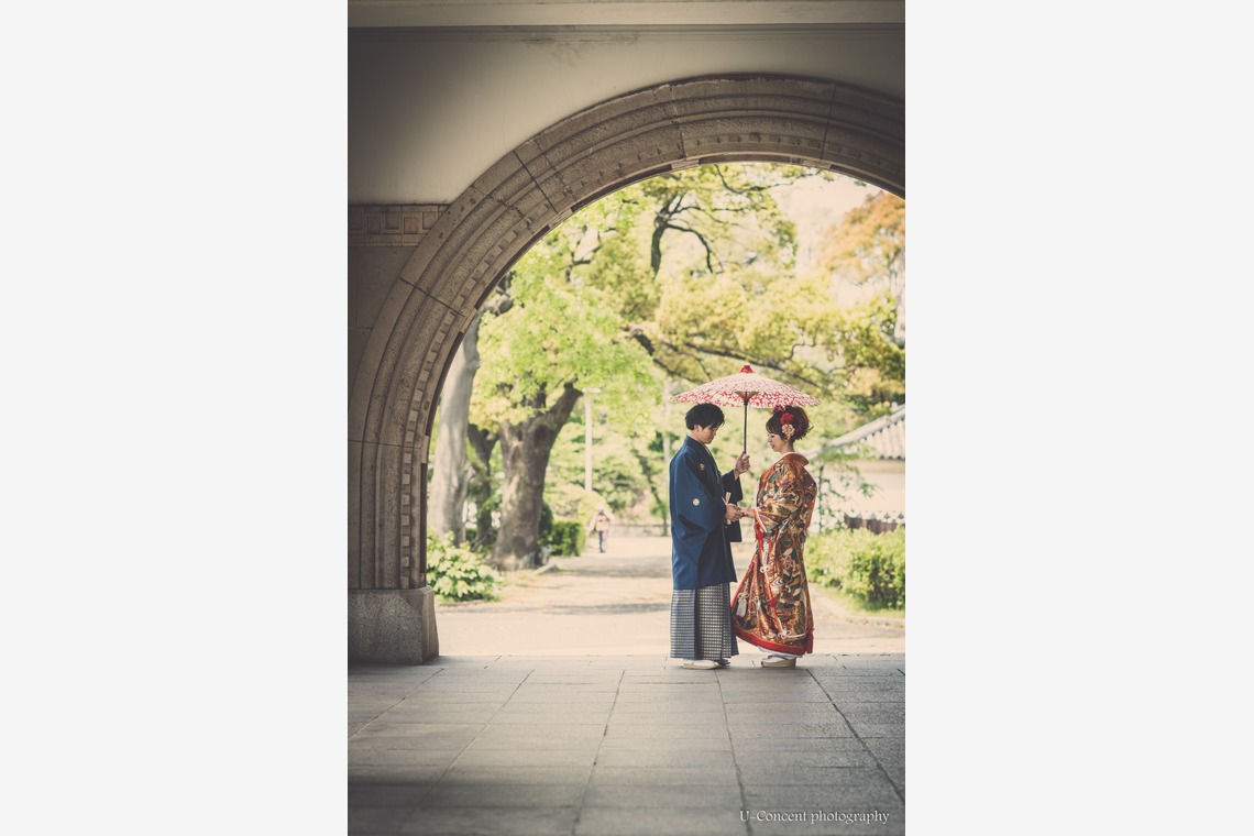 U-CONCENT (香川裕貴)が撮影した「和装ロケーション前撮り_大阪城公園」の写真