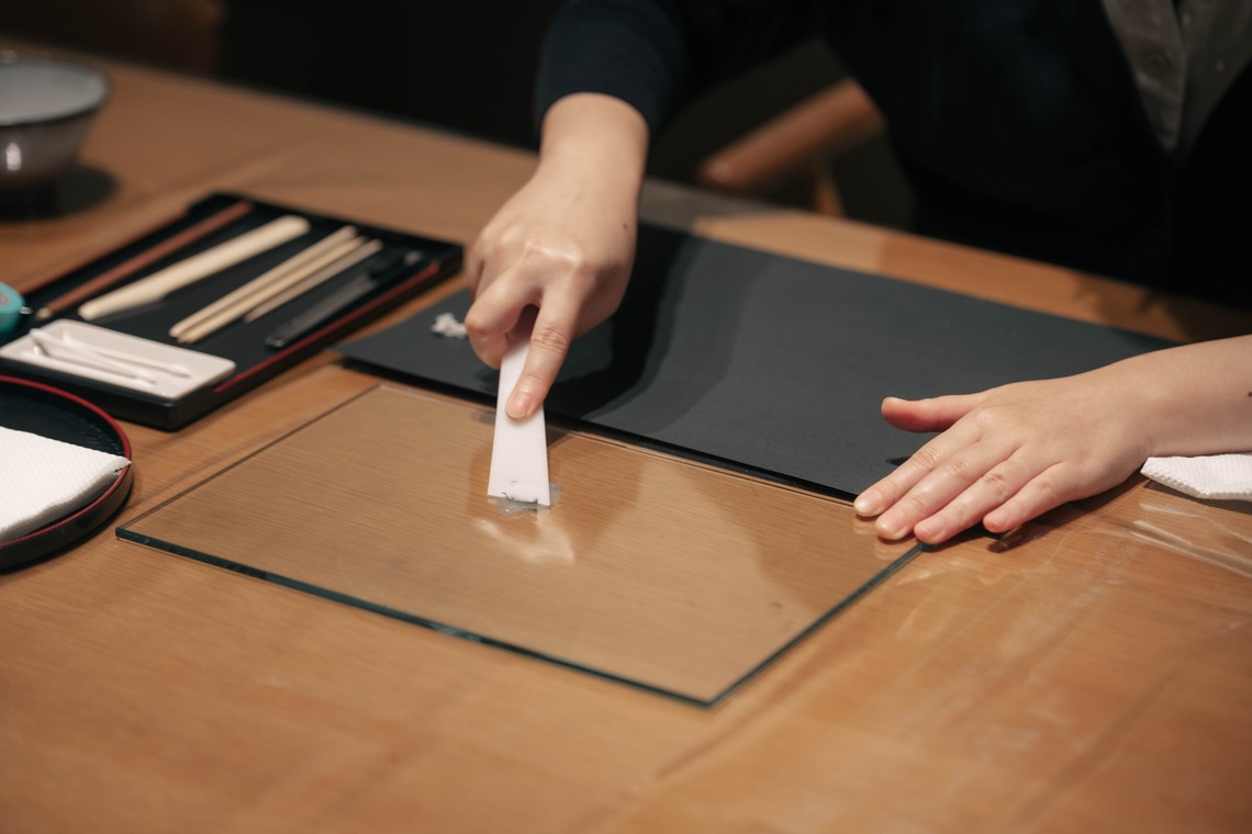 鈴木香那枝が撮影した「金継ぎ体験の取材撮影」の写真