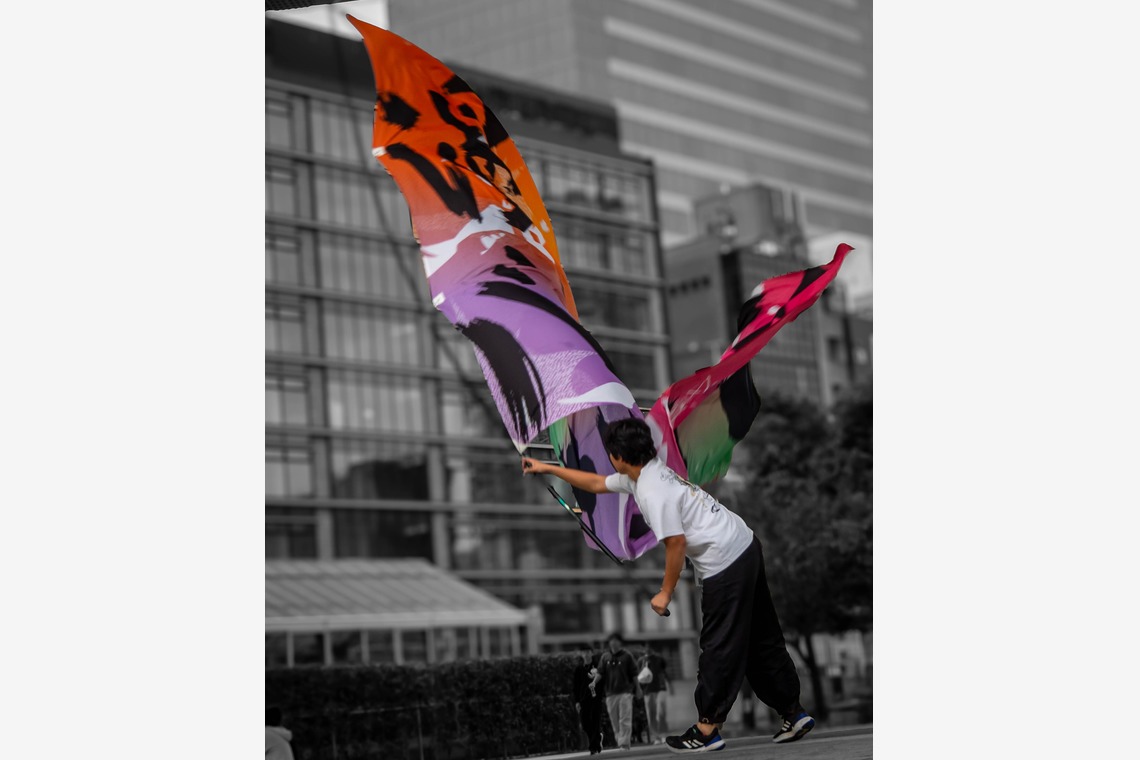 ハイナ　マテウスが撮影した「情熱の旗」の写真