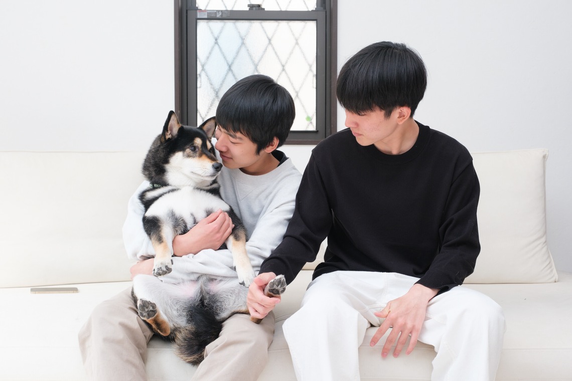 高夏写真店が撮影した家族写真の出張撮影のアルバム「家族写真の撮影」