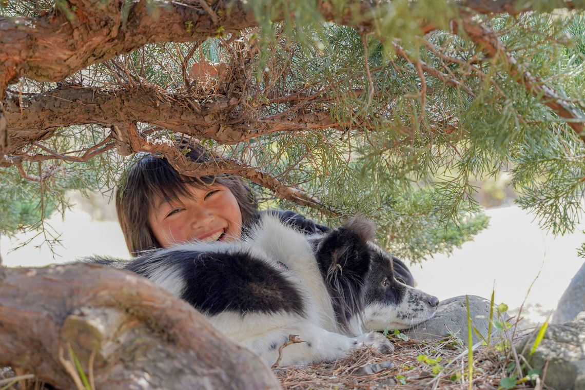 阿久津真理恵が撮影した「自然学校プログラムでの人物撮影（静岡県伊豆市）」の写真