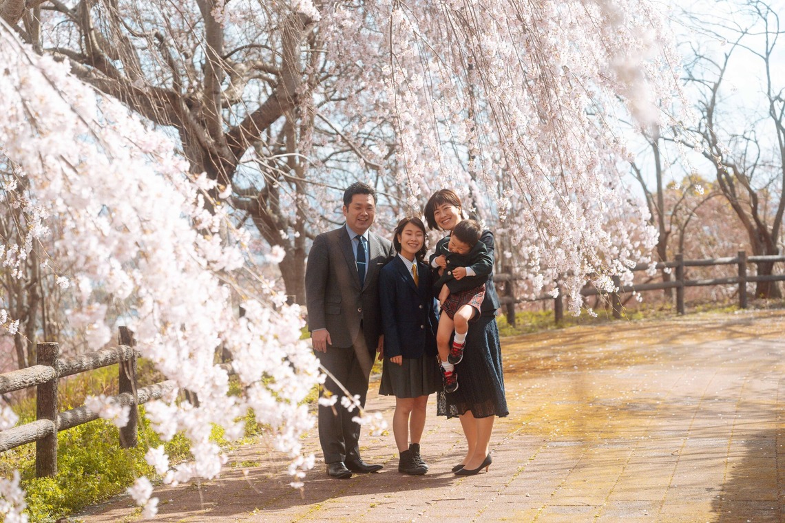 フォトグラファー笹が撮影した「徳島県 向麻山公園 家族写真」の写真