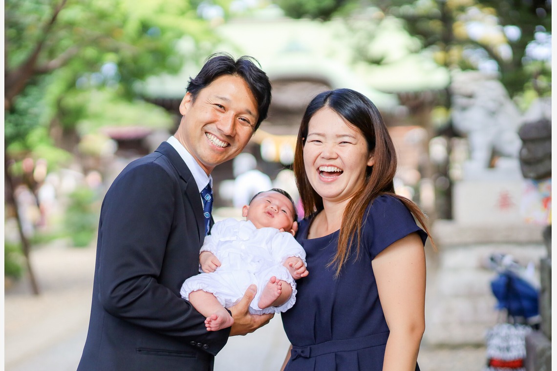 なかがわさとみが撮影した「お宮参りご家族写真撮影」の写真