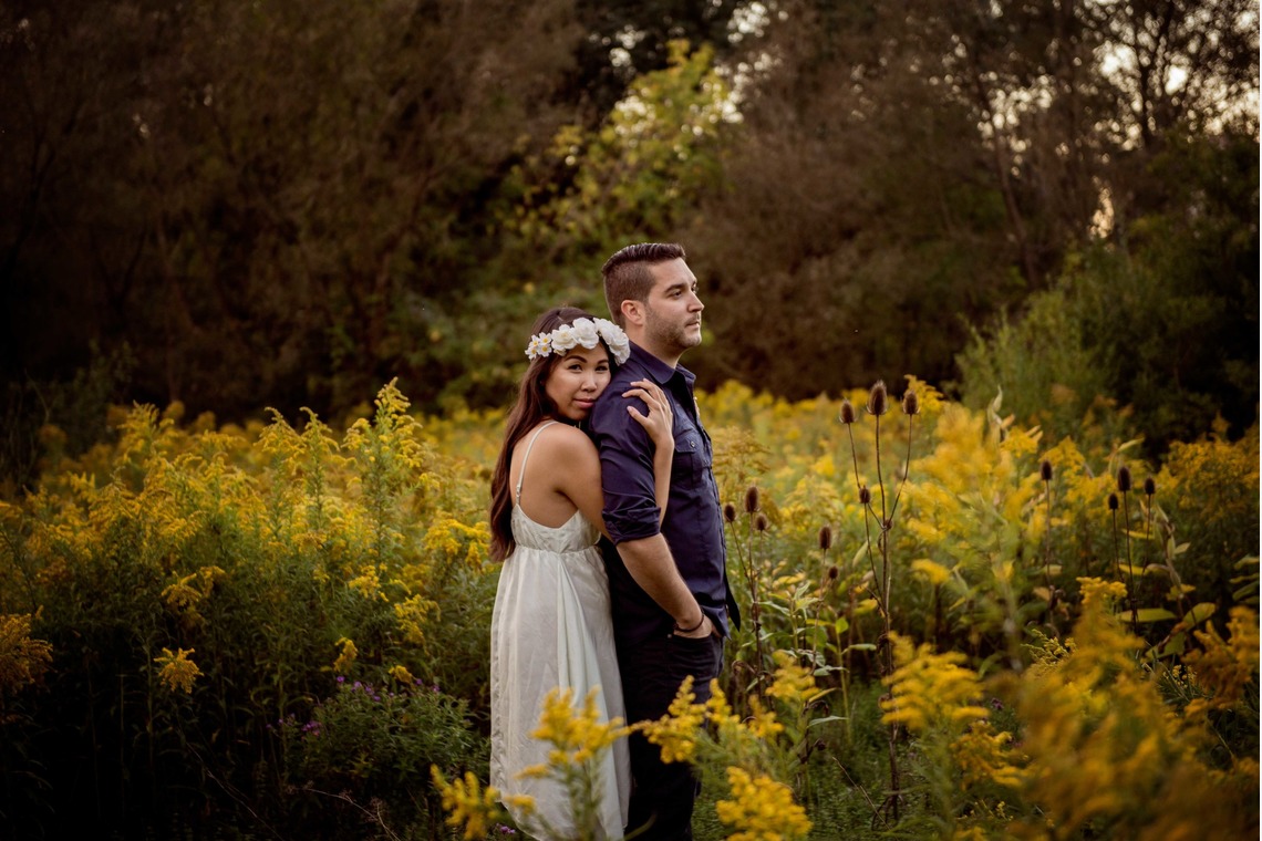 Photo of Engagement Portfolio taken by Jen Linfield Photography