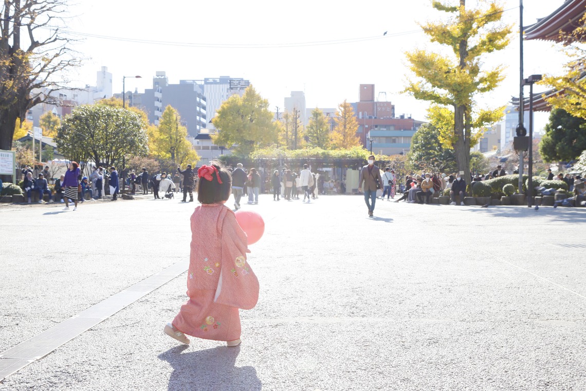 村田わかな広告写真が撮影した七五三フォトのアルバム「まりえちゃん七五三」