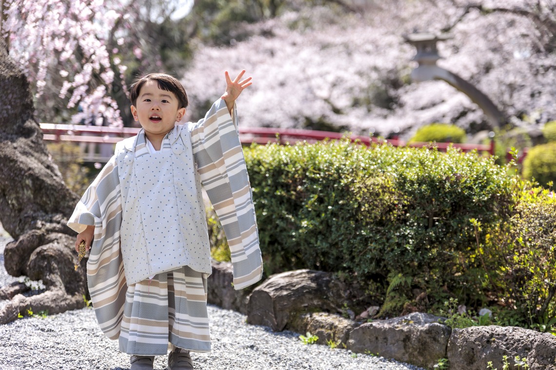 Sugar Cubesが出張撮影した家族写真(キッズ,ベビーフォト)などが写った「七五三撮影」の家族写真