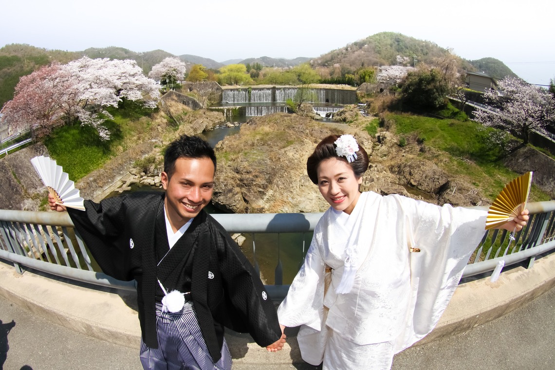 Photo of wedding kimono taken by Smilehunter