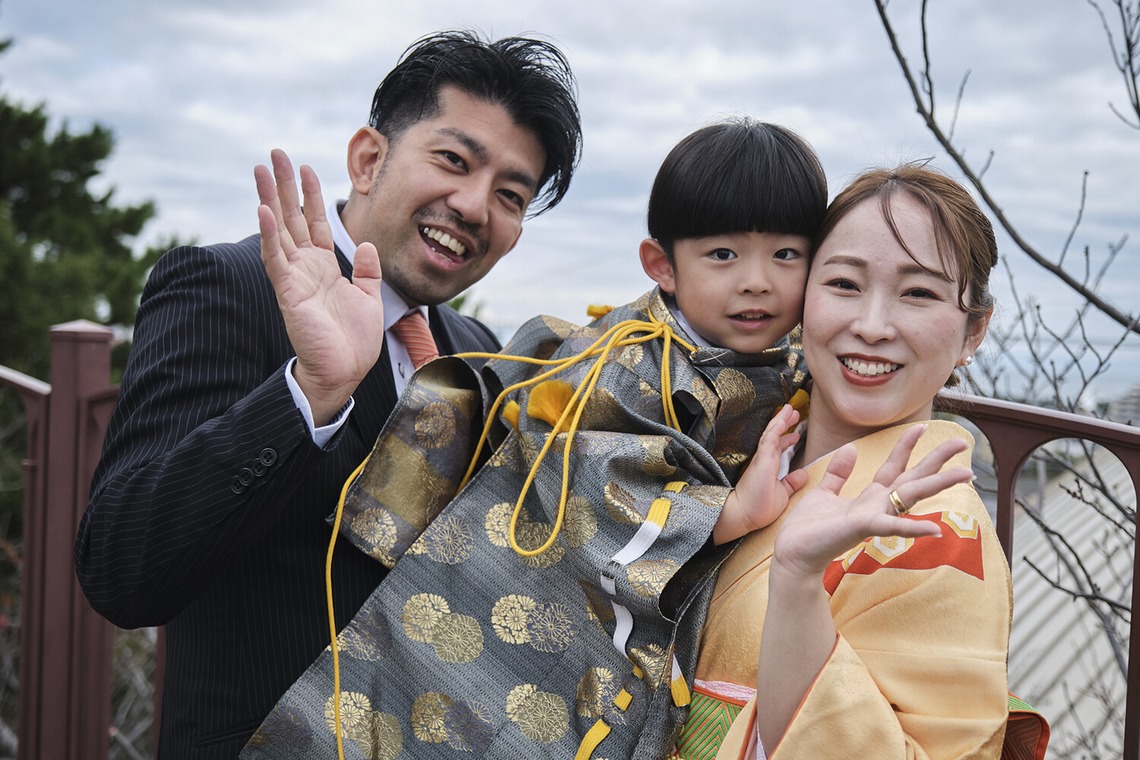 濱田茉里が撮影した「七五三ロケ」の写真