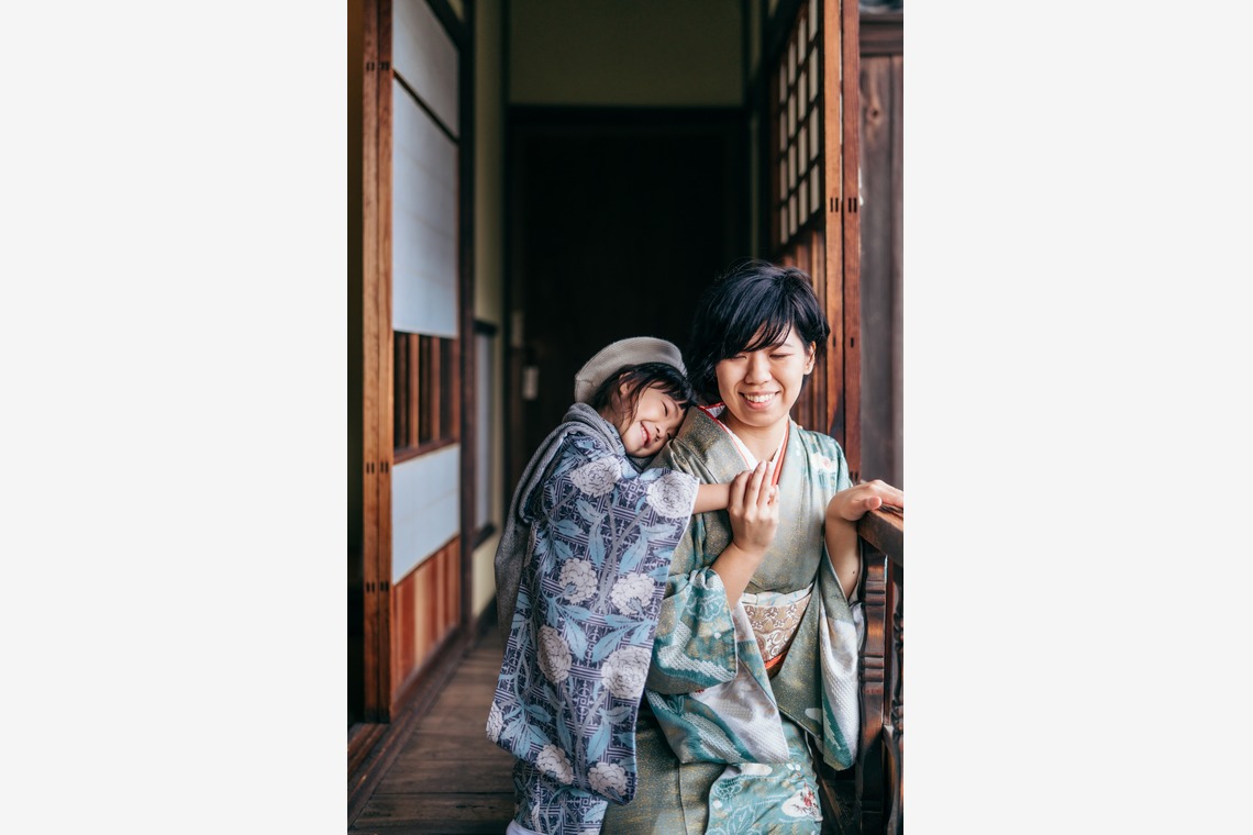 Photo Design CRIEが出張撮影した家族写真(キッズ,ベビーフォト)などが写った「七五三」の家族写真