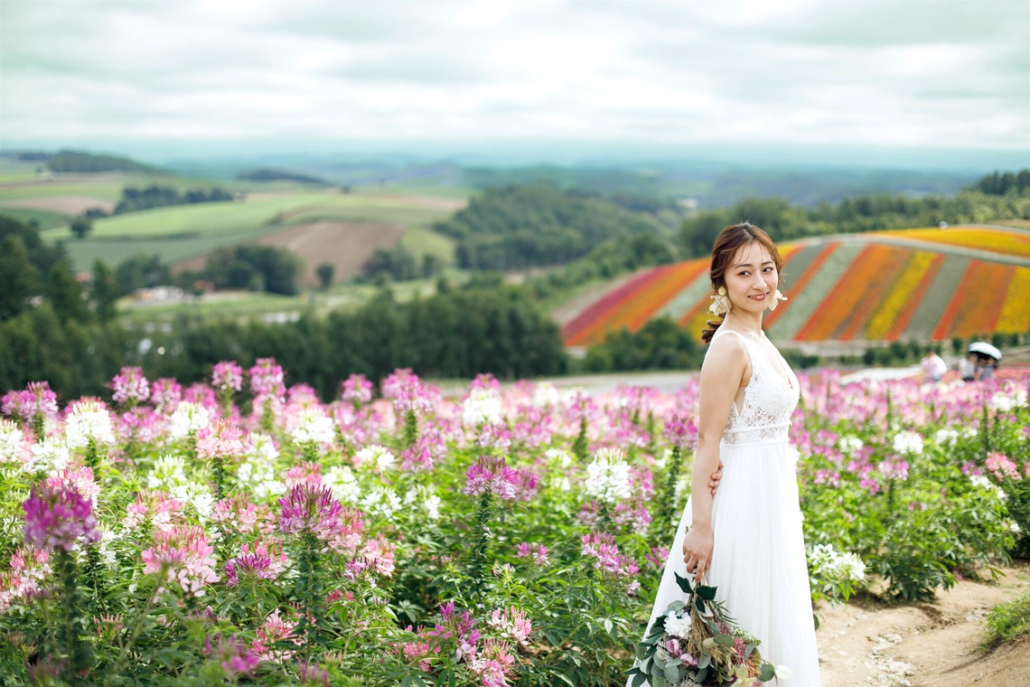 uno e creative act.が撮影した「富良野・美瑛　ロケーションフォトウェディング」の写真
