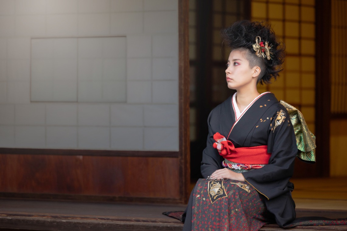 梅田　紫邑が撮影した「愛媛県新居浜市広瀬邸での前撮り」の写真