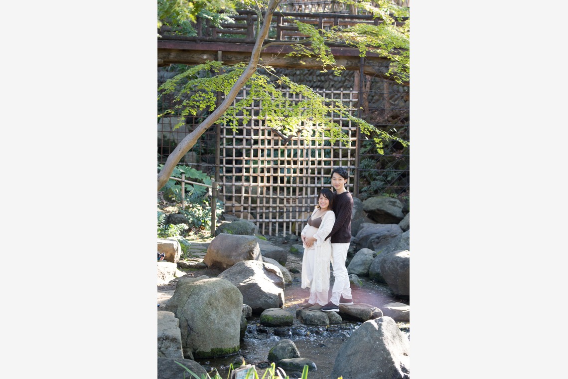 Happy with Photosが出張撮影した家族写真(キッズ,ベビーフォト)などが写った「マタニティフォト＠東京・戸越公園」の家族写真