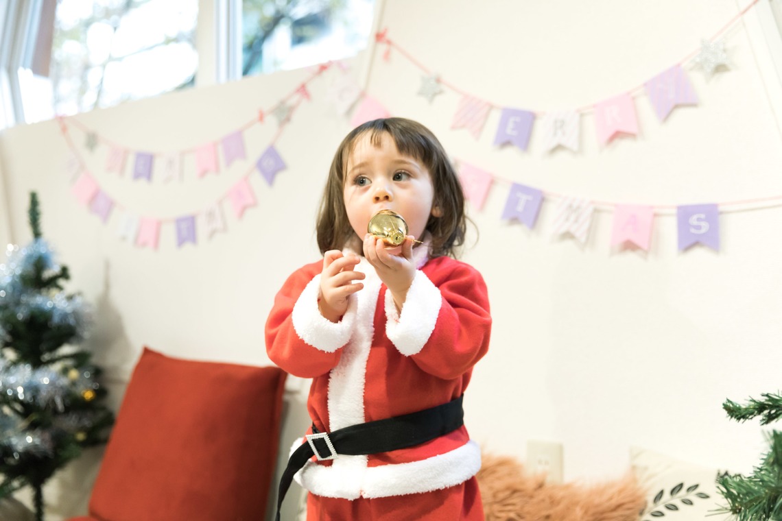 髙栁豪志が出張撮影した家族写真(キッズ,ベビーフォト)などが写った「クリスマス撮影会」の家族写真