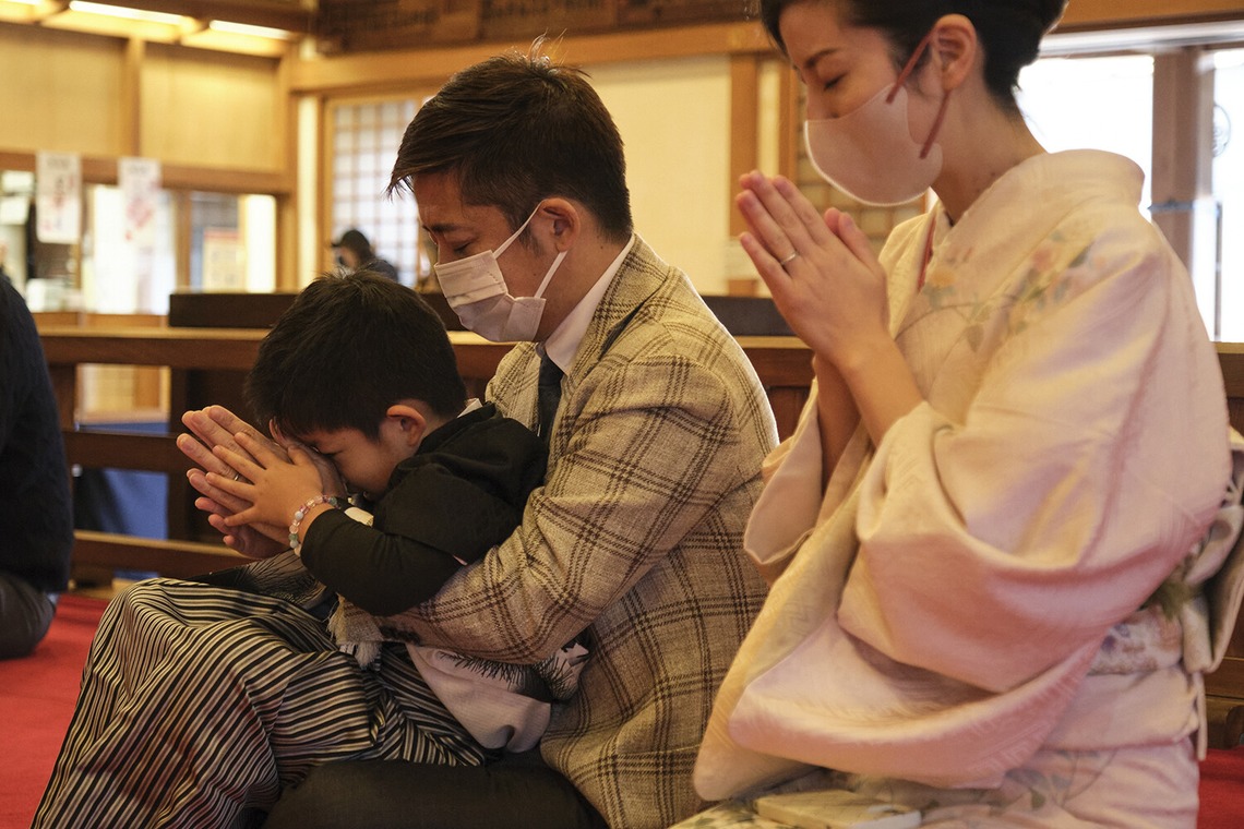 濱田茉里が撮影した「七五三ロケ」の写真