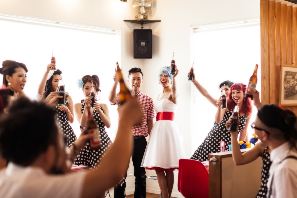  グラフィーズが撮影した「ピンナップ ウェディング」の写真