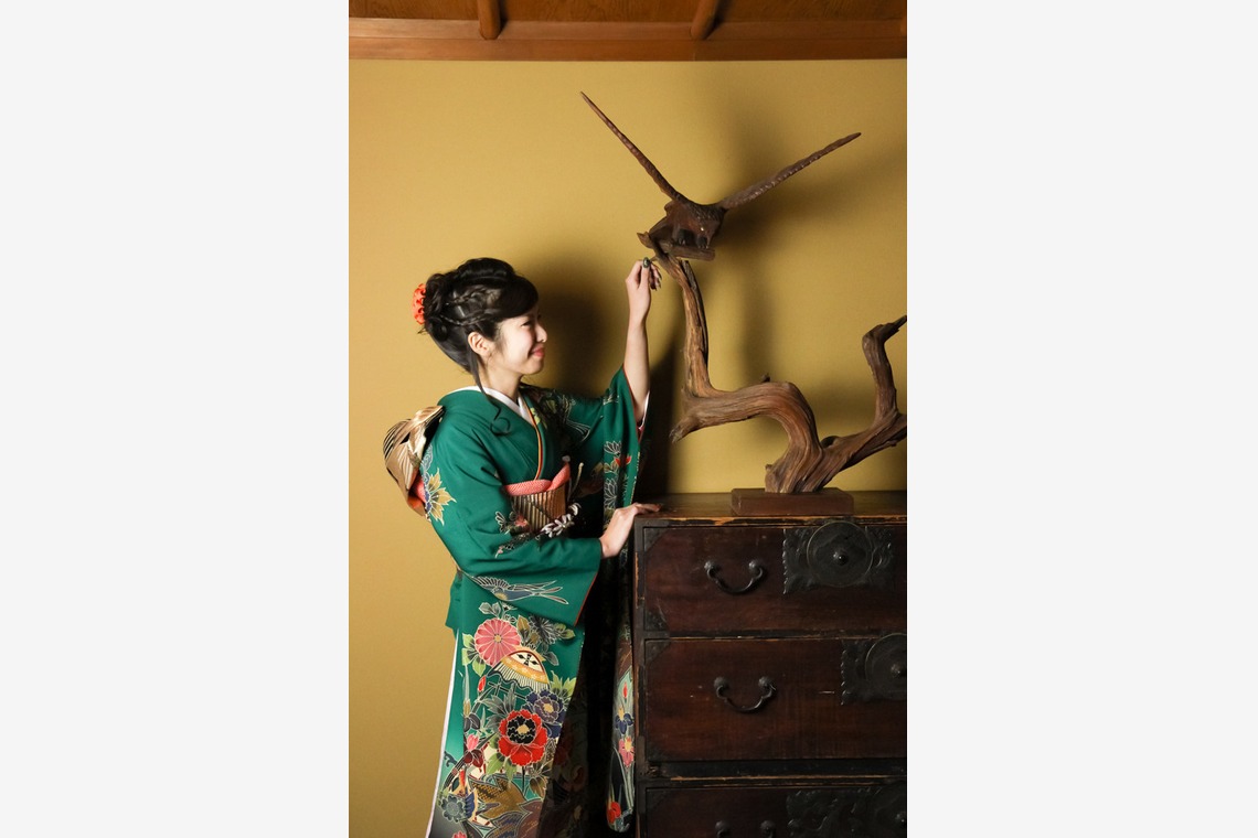 スマイルハンターが出張撮影した家族写真(キッズ,ベビーフォト)などが写った「成人式フォト」の家族写真