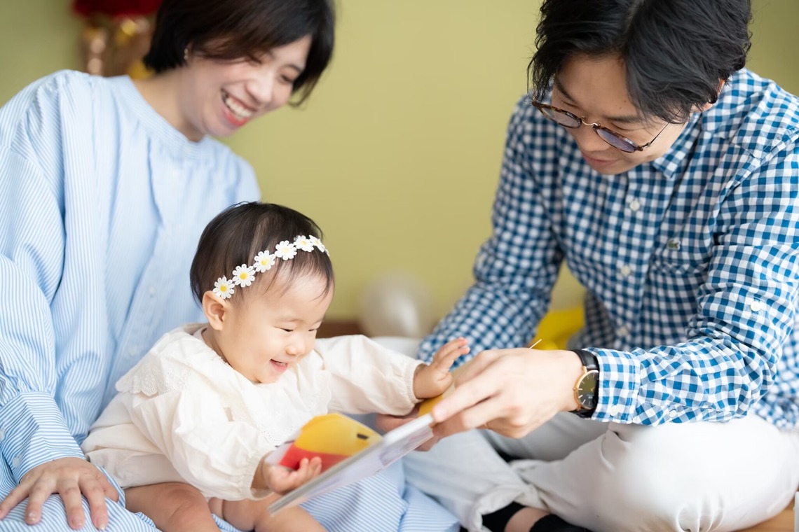 株式会社VISTA / VISTA Photographyが出張撮影した家族写真(キッズ,ベビーフォト)などが写った「ファミリーフォト」の家族写真