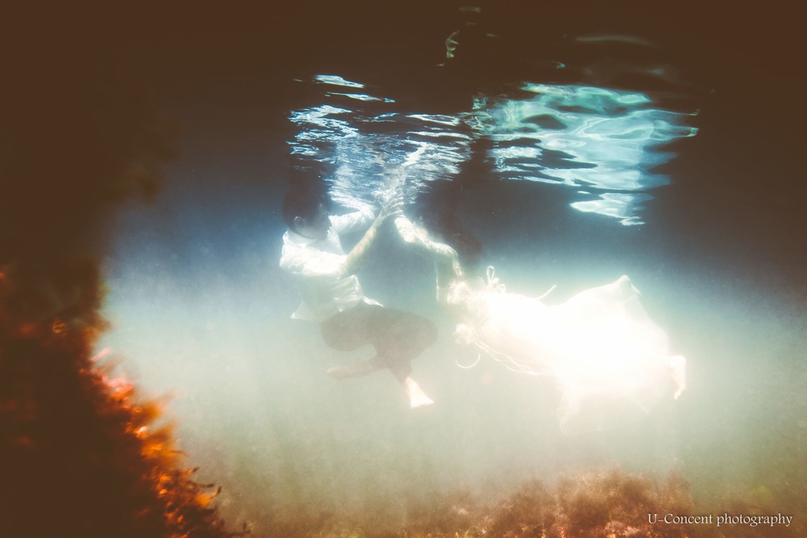 U-CONCENT (香川裕貴)が撮影した「水中ウェディング写真_和歌山、福井県」の写真