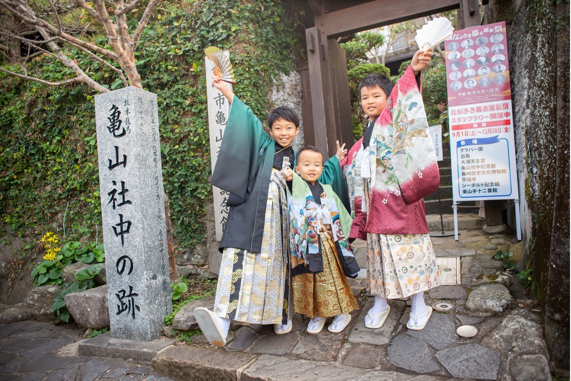竹部 祐樹が出張撮影した家族写真(キッズ,ベビーフォト)などが写った「七五三＠亀山社中＆諏訪神社」の家族写真