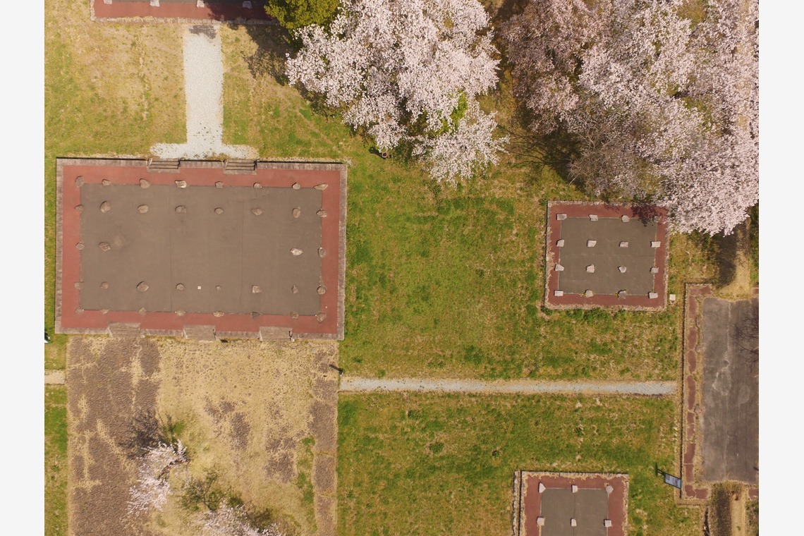 アナハイムエレクトロニクスが撮影した「桜イベント会場ロケハン」の写真