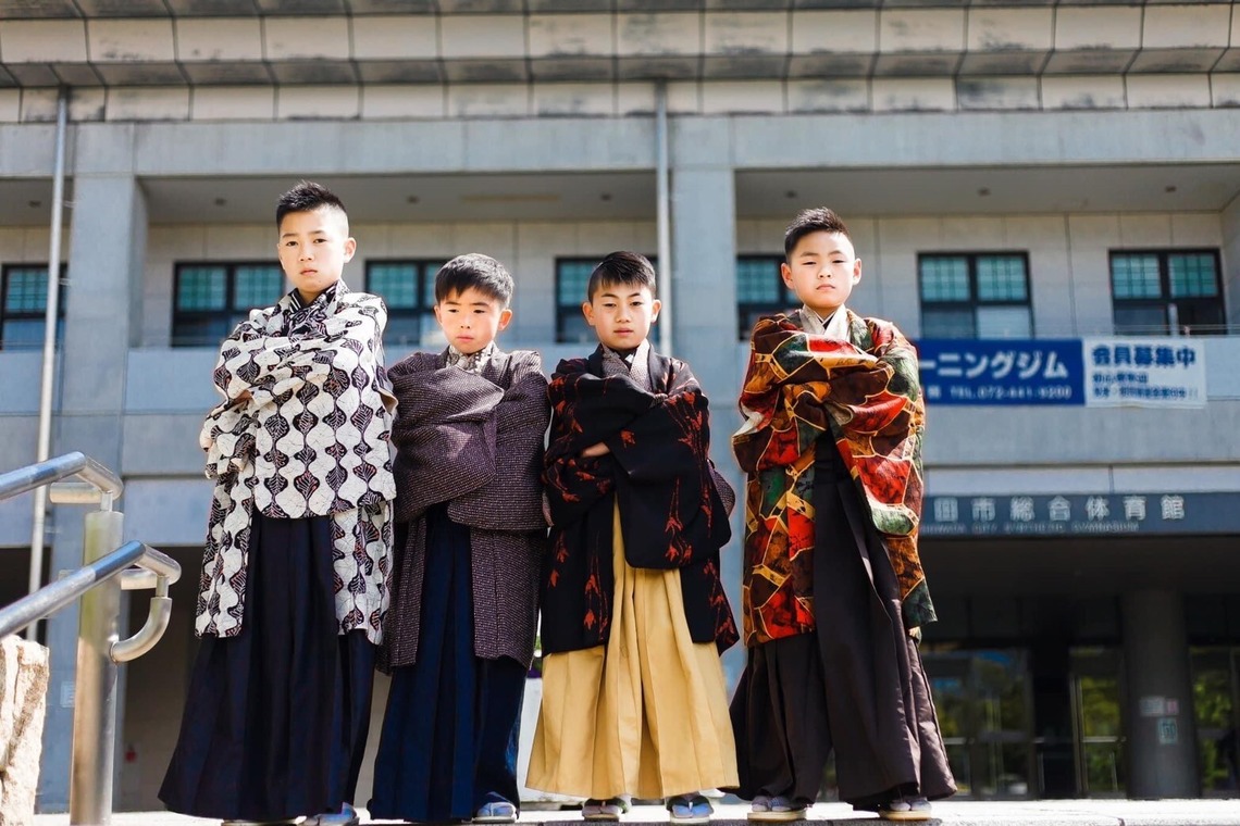 中井企画が撮影した「ハーフ成人式」の写真