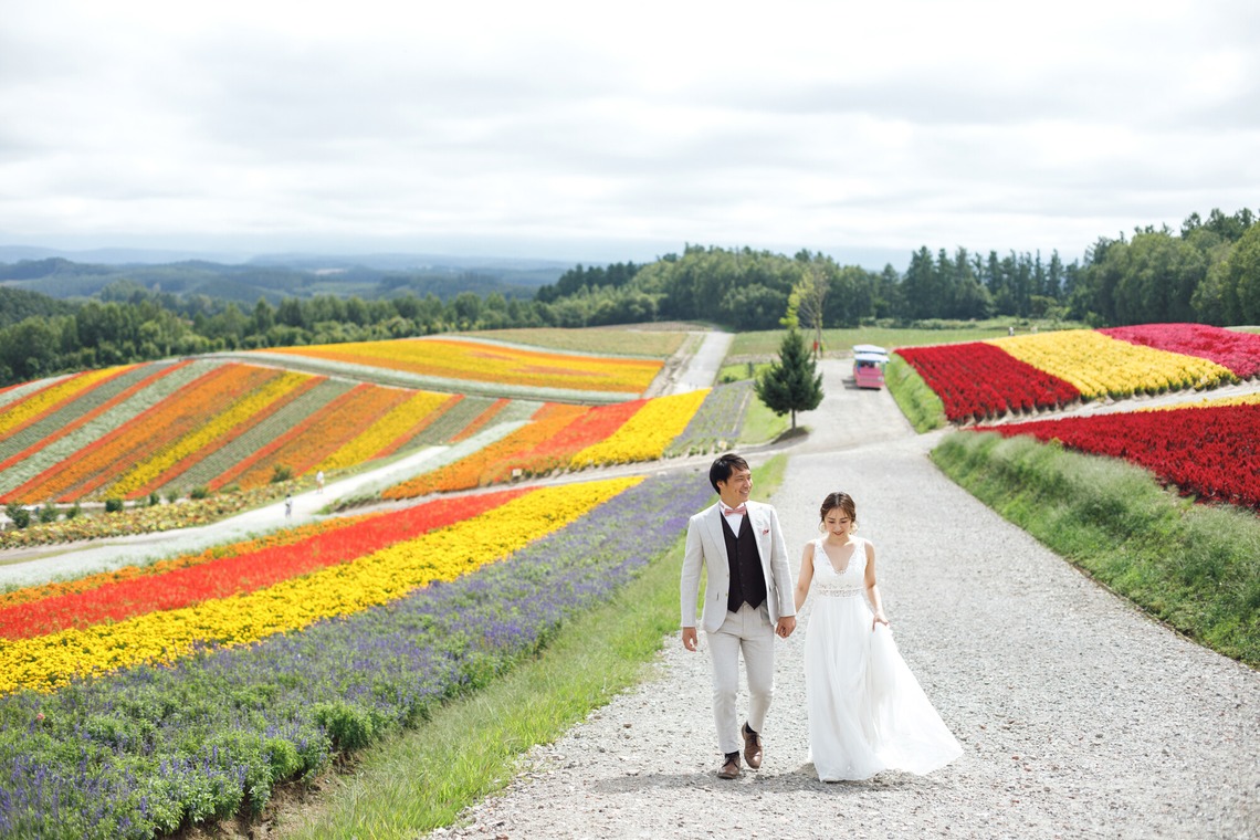 uno e creative act.が撮影した「富良野・美瑛　ロケーションフォトウェディング」の写真