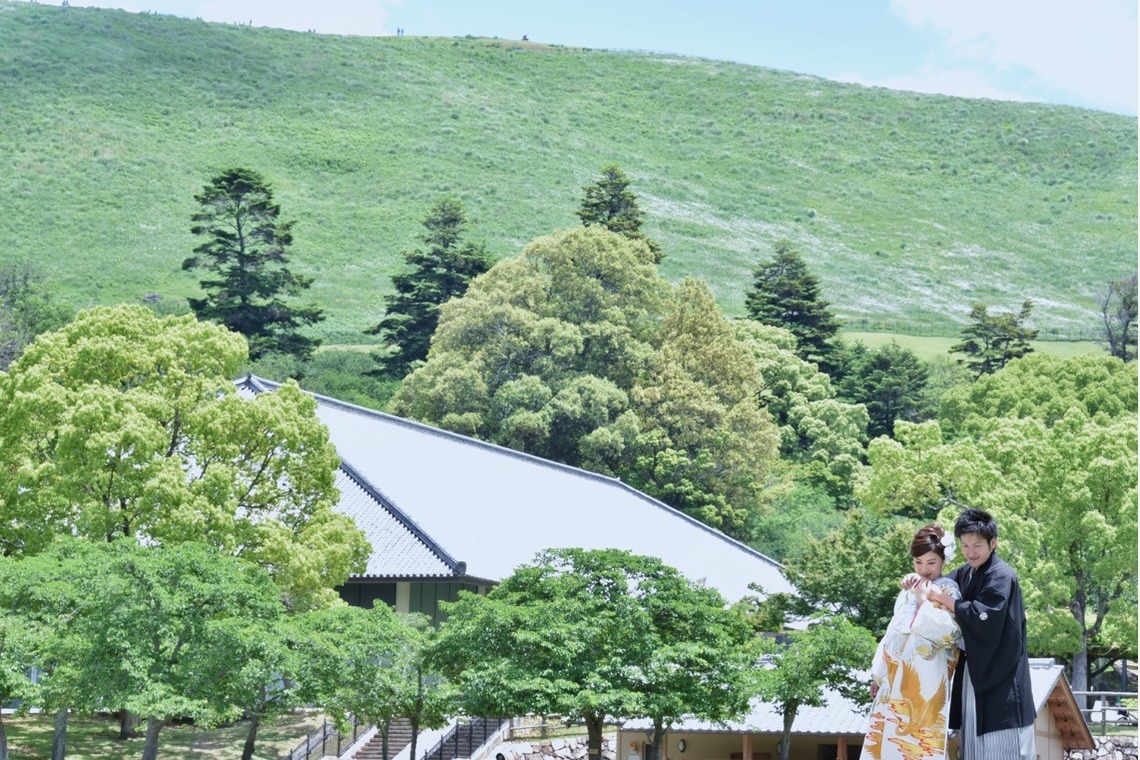 Photo of Pre Weddingphotoshoot at Nara with kimono in spring to summer taken by Kiki photo works