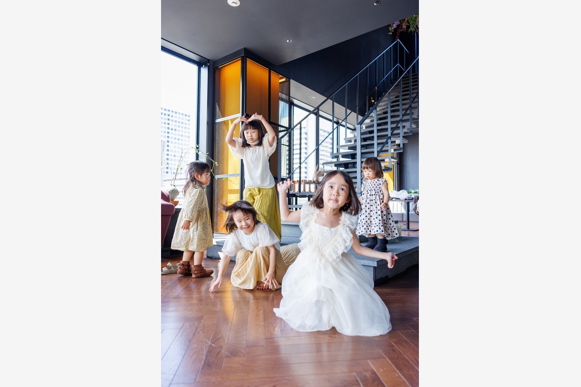 ちずカメラが出張撮影した家族写真(キッズ,ベビーフォト)などが写った「子供達」の家族写真