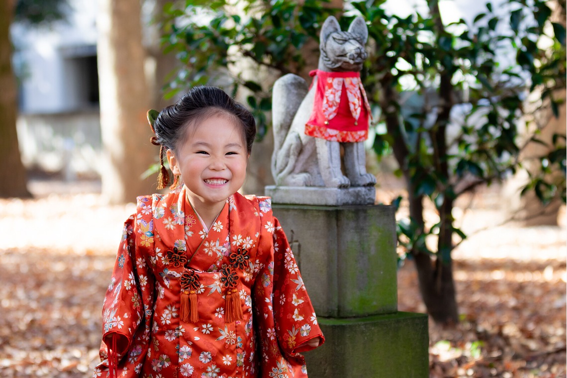 Minminが出張撮影した家族写真(キッズ,ベビーフォト)などが写った「七五三」の家族写真