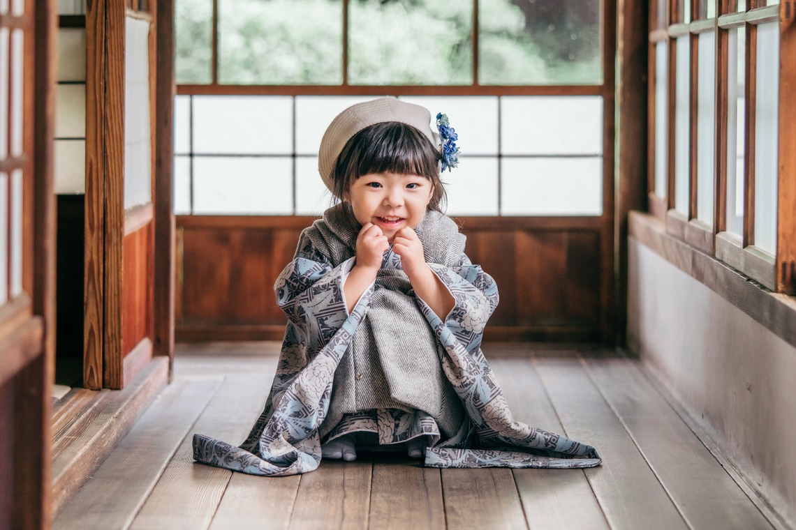 Photo Design CRIEが出張撮影した家族写真(キッズ,ベビーフォト)などが写った「七五三」の家族写真