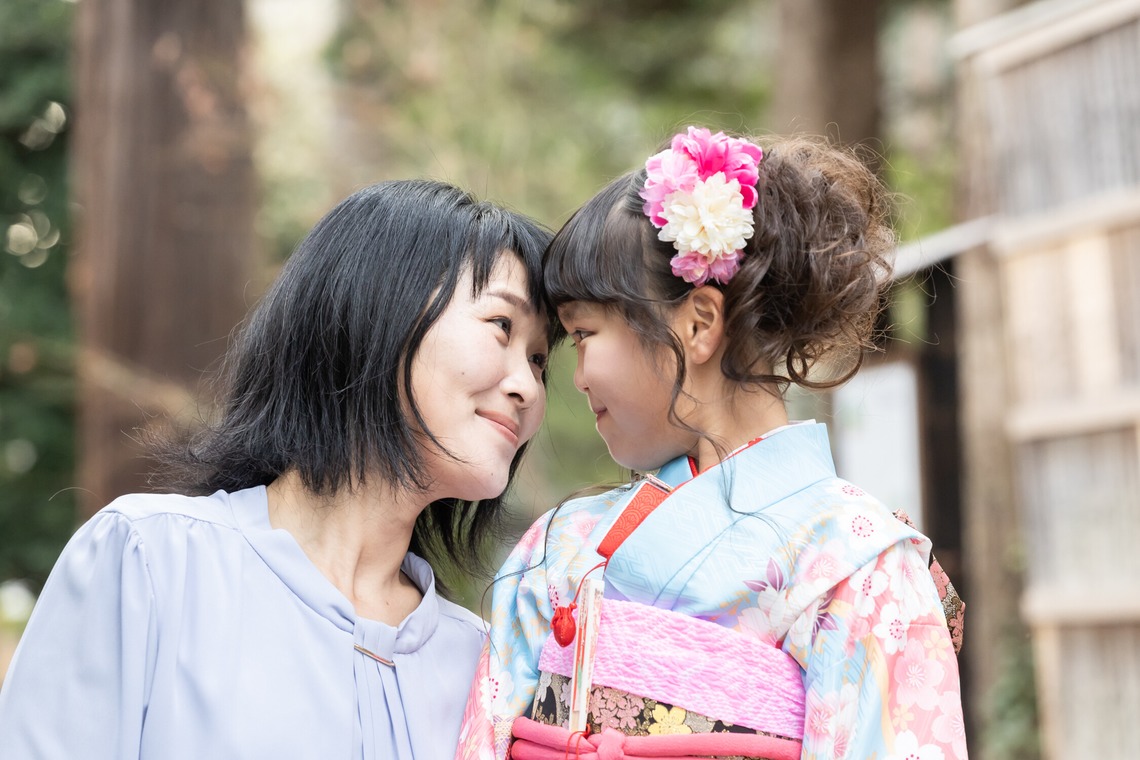 出張撮影くろさわが出張撮影した家族写真(キッズ,ベビーフォト)などが写った「七五三」の家族写真