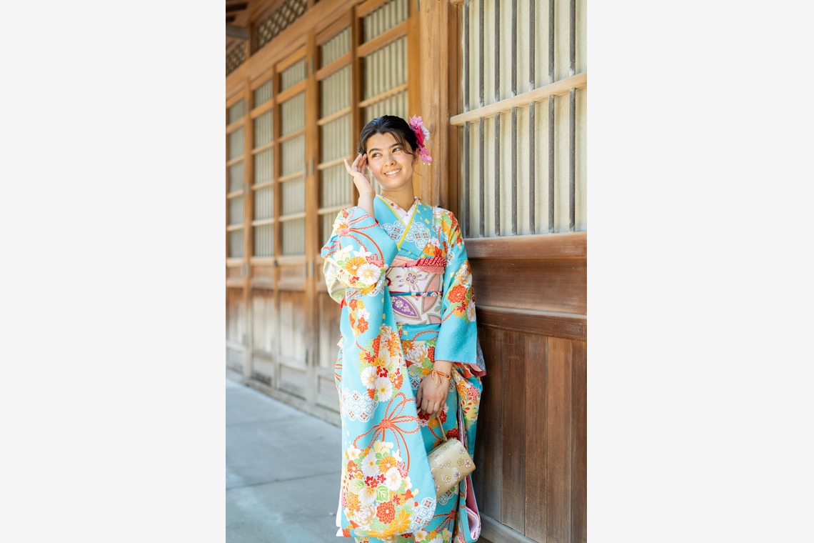 大木千帆が撮影した「着物街歩きポートレート」の写真