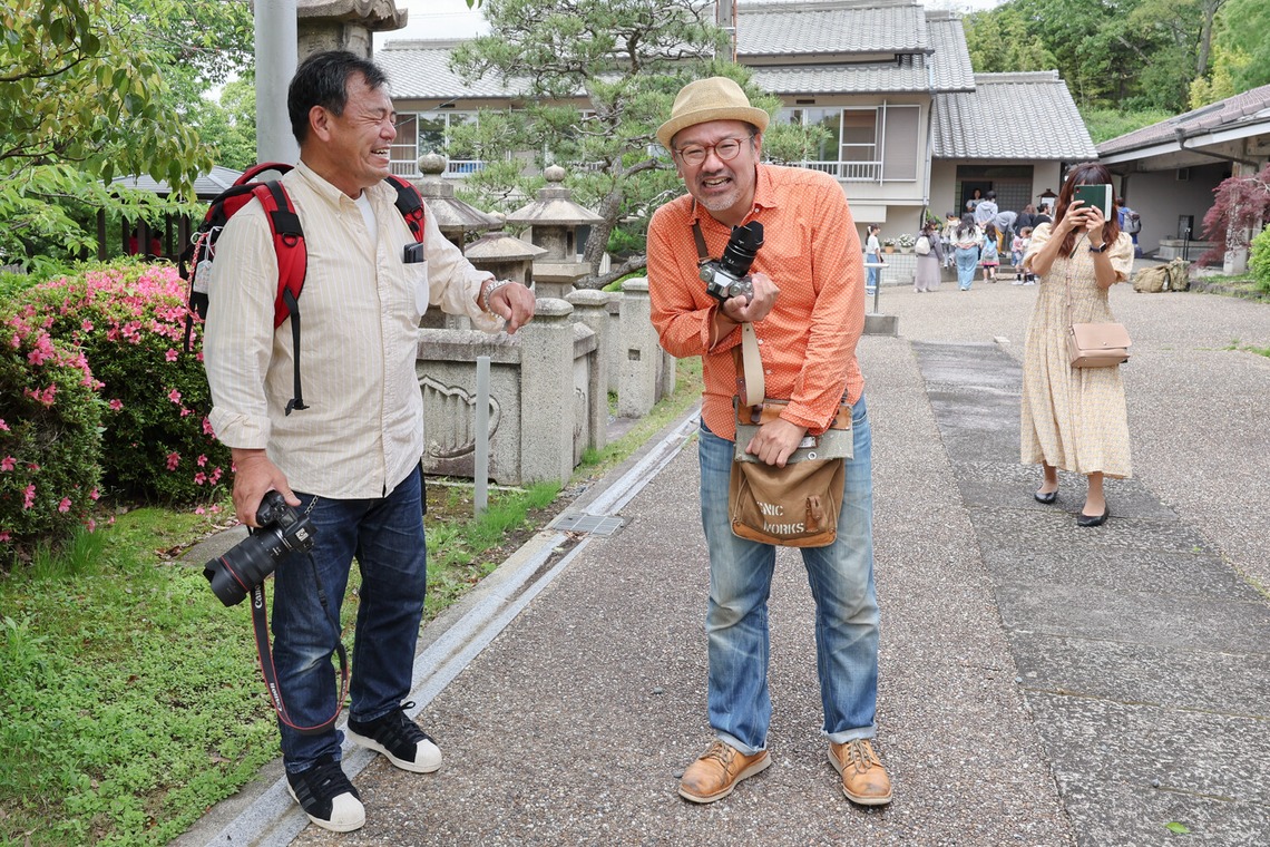 ちずカメラが撮影した「写真家　橘田龍馬さんの子供写真教室の様子」の写真