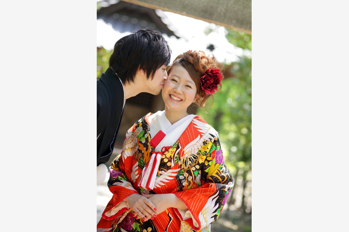 Photo of outdoor shooting in kimono taken by ecoo