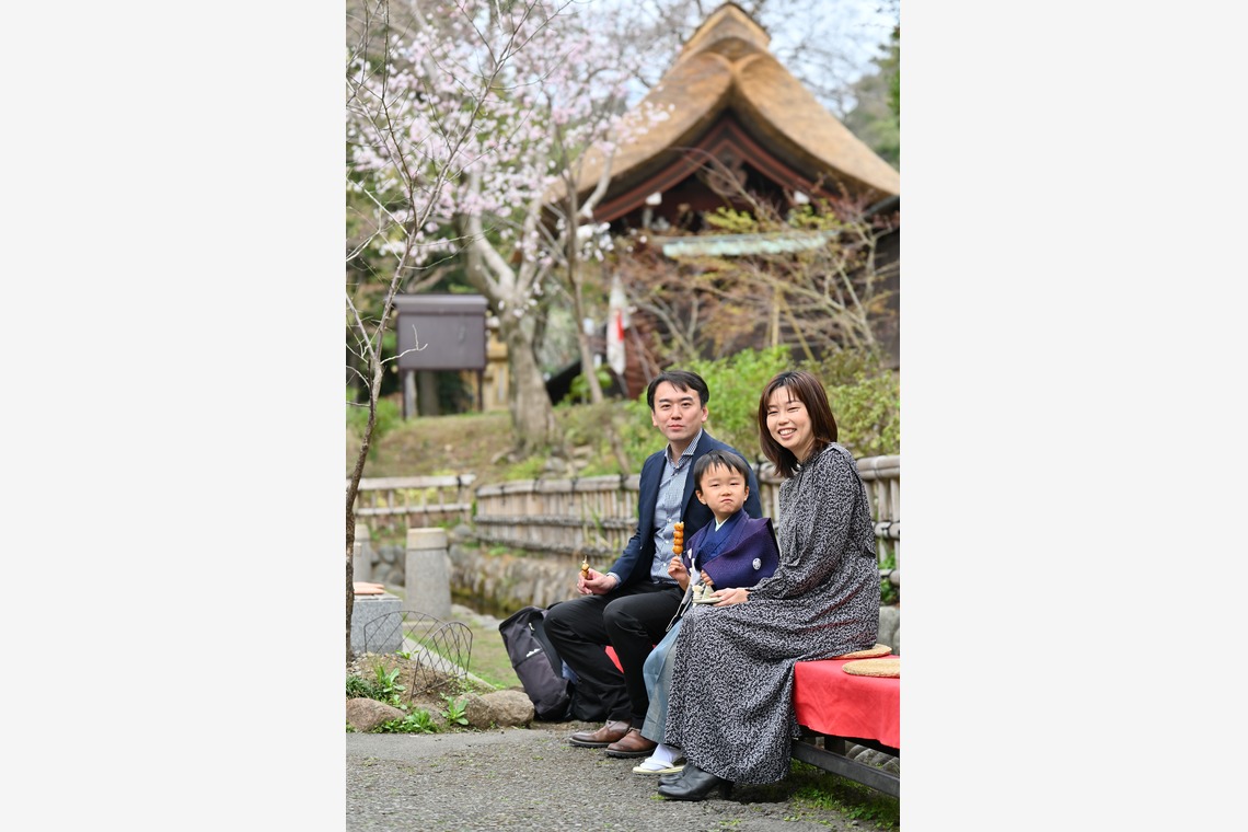 寫樂斎が撮影した家族写真の出張撮影/七五三フォトのアルバム「七五三（神代植物公園）」