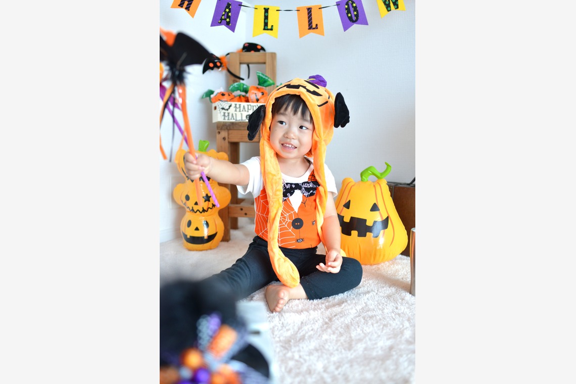 栗原美穂が出張撮影した家族写真(キッズ,ベビーフォト)などが写った「エミリィハロウィン撮影会2019（3〜6）」の家族写真
