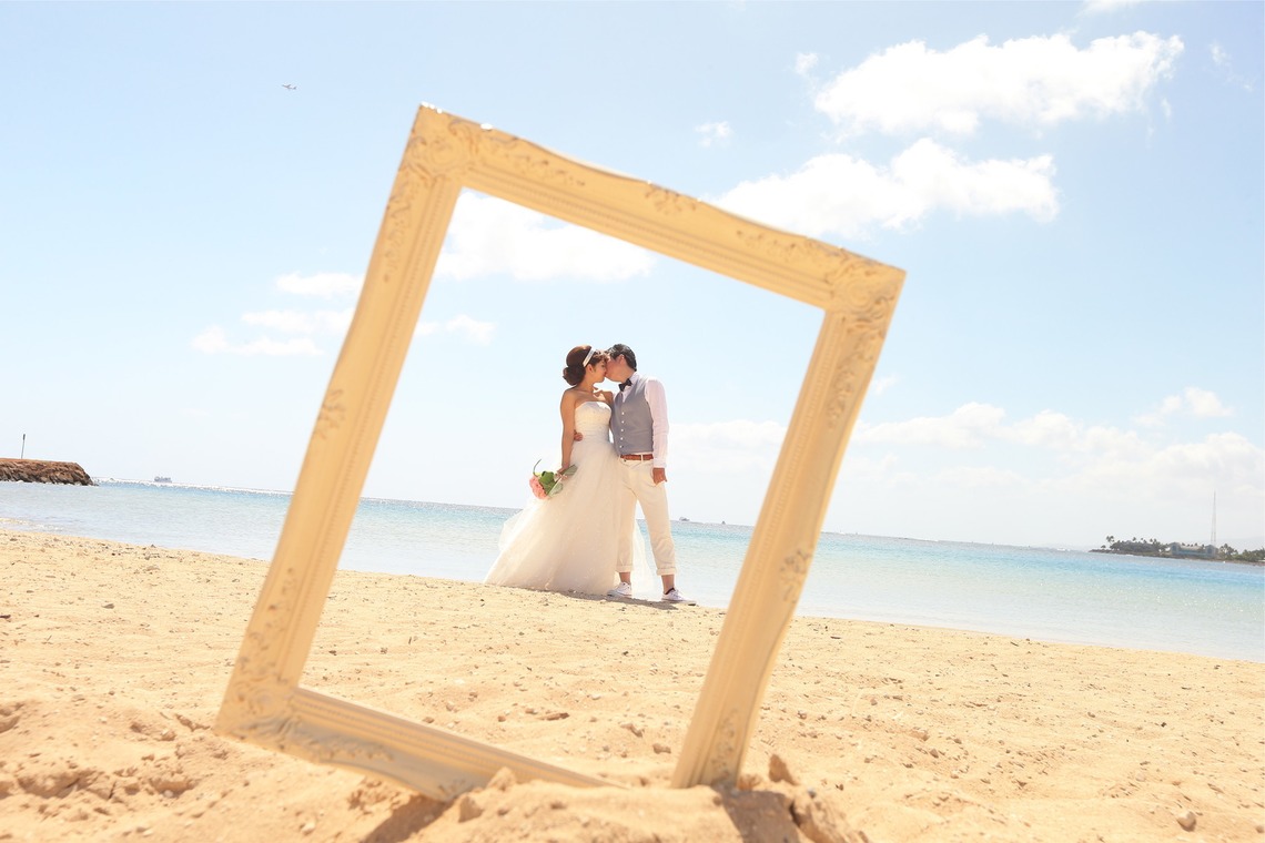 CINEVIEが撮影した「持込みドレスビーチフォト」の写真