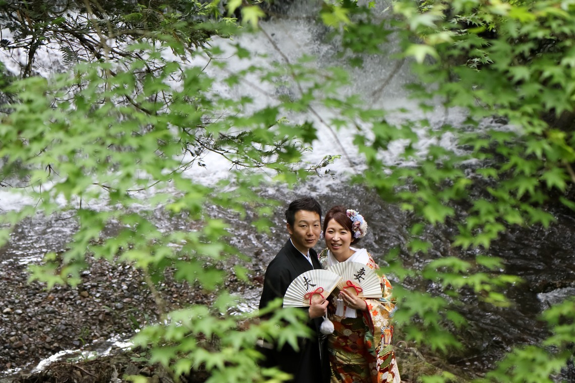 Photo of wedding kimono taken by Smilehunter