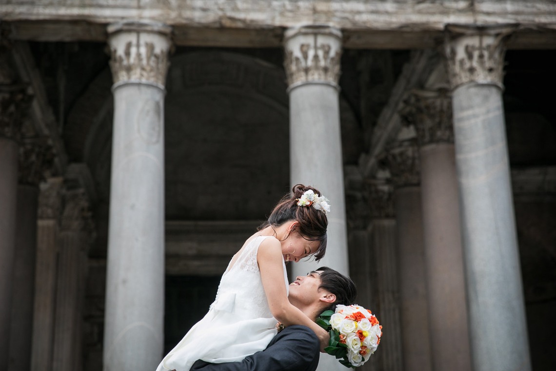 Kyoko Ide Photographyが撮影した写真のアルバム「ローマフォトウェディング- スペイン広場、トレビの泉、パンテオン、ナボーナ広場」