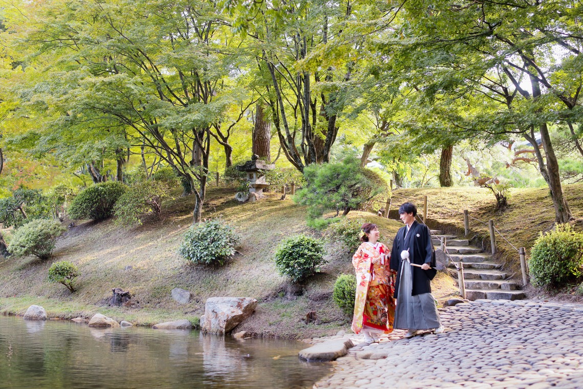 KIKIウェディングが撮影した「広島縮景園」の写真