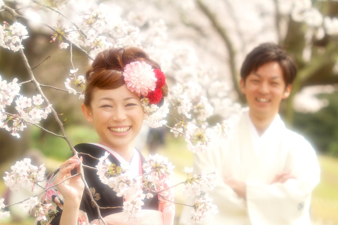 Photo of wedding kimono taken by Smilehunter
