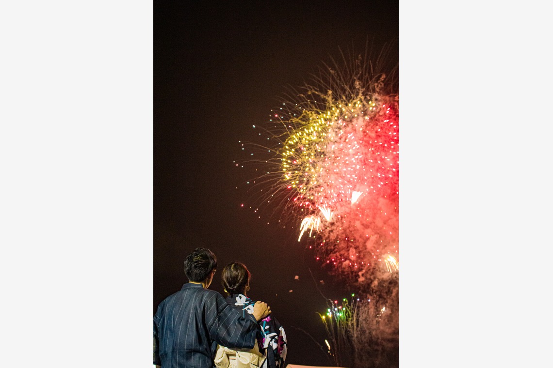 写真スペース　フォトラッシュが撮影した「花火大会デート＠山口県宇部花火大会」の写真