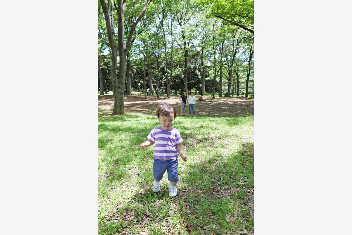 村田わかな広告写真が撮影した家族写真の出張撮影のアルバム「代々木公園」