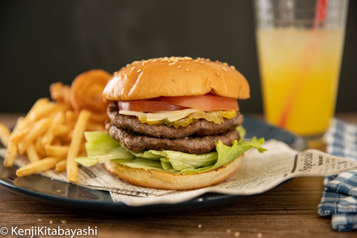 北林事務所が撮影した「グルメバーガー」の写真
