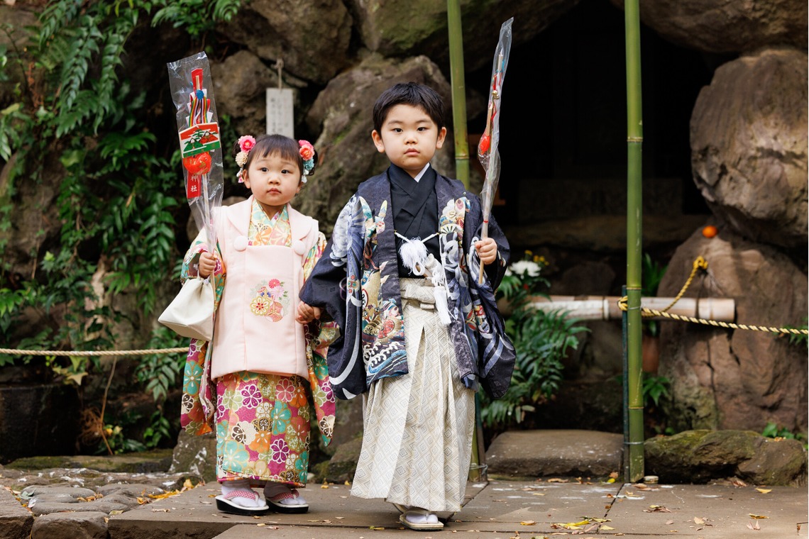 猫田晃広が出張撮影した家族写真(キッズ,ベビーフォト)などが写った「七五三撮影」の家族写真