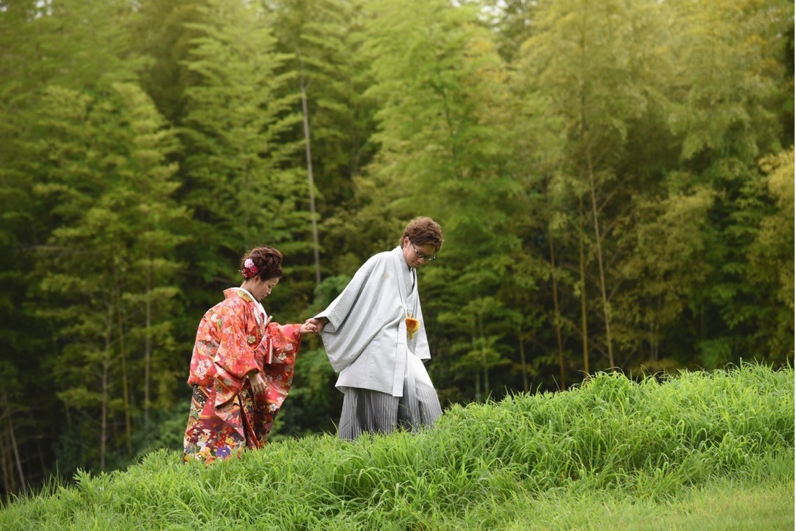Photo of Pre Weddingphotoshoot at Nara with kimono in spring to summer taken by Kiki photo works